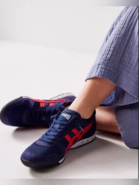 Onitsuka Tiger by Asics Navy Blue and Red Sneakers